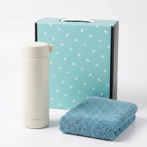 락앤락 마일드 노브 400ml 텀블러 + 송월 타월 150g