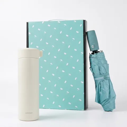락앤락 마일드 노브 400ml 텀블러 + 3단 우양산