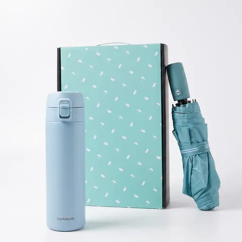 락앤락 마일드 원터치 500ml 텀블러 + 3단 우양산