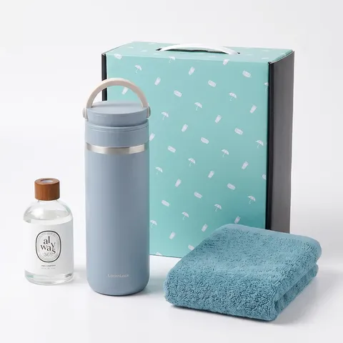 락앤락 뉴 메트로 투웨이 475ml 텀블러 + 송월 타월 150g + 디퓨저 200ml