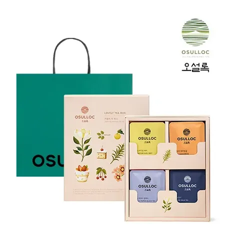오설록 러블리 티박스 4종 12입
