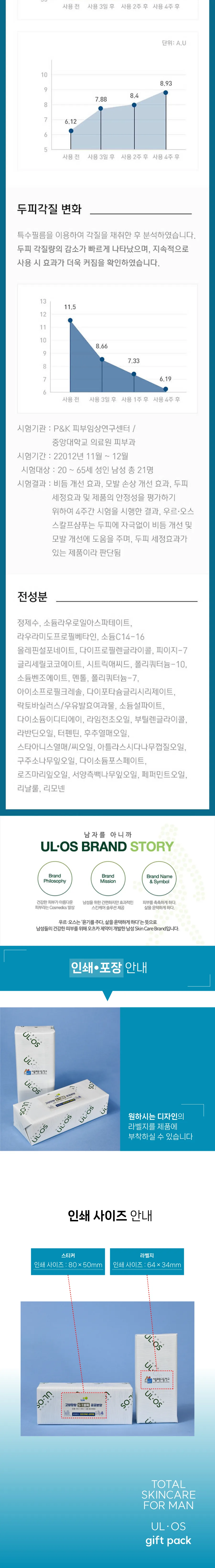 우르오스 스칼프 샴푸 500ml 상세